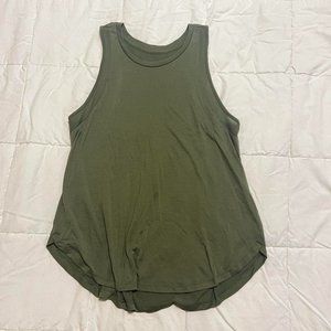 Women's Olive Green Workout Tank
